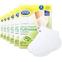 Scholl EXPERTCARE - Mascarilla de cuidado intensivo con aloe vera - Cuidado hidratante - 6 x 1 par de calcetines…